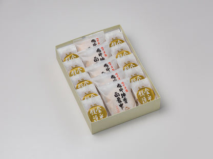 備中神楽面最中・金平饅頭 詰め合わせ 最中5個、金平10個入り